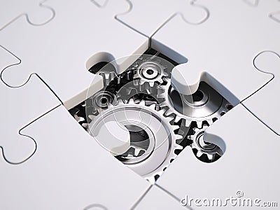 Solving the problem concept Stock Photo