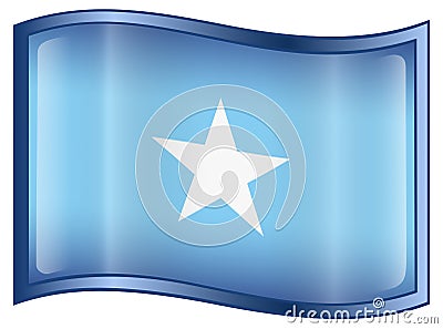 Somalia Flag icon Vector Illustration