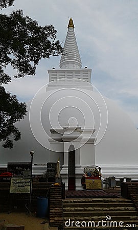 The Somawathiya Chaitya a Buddhist Stupa Polonnaruwa, Sri Lanka. Editorial Stock Photo