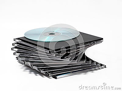 Some cds Stock Photo