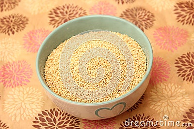Some couscous in a bowl Stock Photo