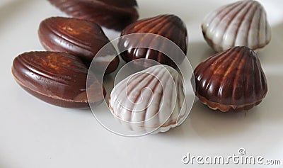 Some delicious praline Stock Photo