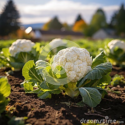 some fresh cauliflower Stock Photo