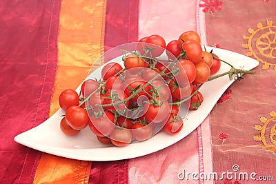 Cocktail tomatoes Stock Photo