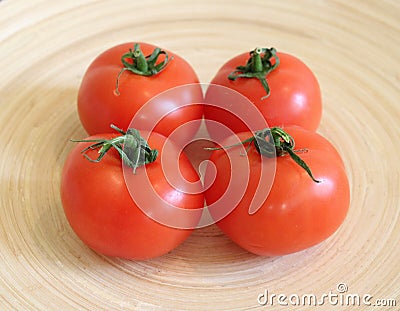 Some fresh tomatoes Stock Photo