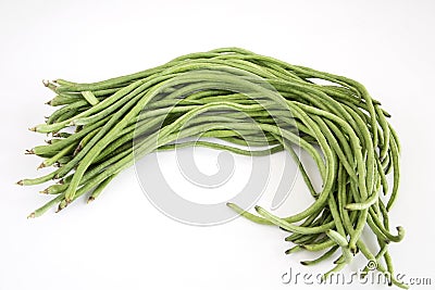 Some long beans Stock Photo