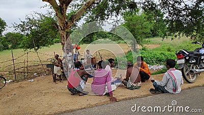 Some people in Laumunda village of odisha Editorial Stock Photo