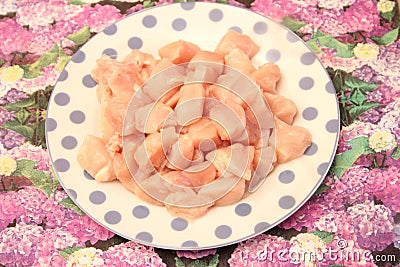 Some raw fresh chicken meat Stock Photo