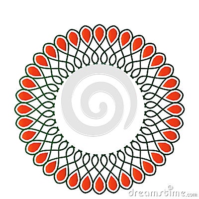 This is a symbol design or ornament object logo to complement the abstract design Stock Photo
