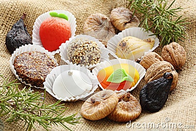 Some traditional christmas portuguese (Europe) cakes Stock Photo