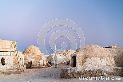 Starwars Village - Tatooine - Tunisia Editorial Stock Photo