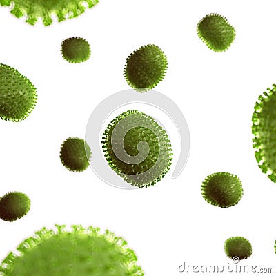 Some viruses Cartoon Illustration