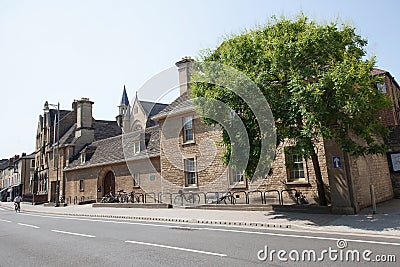 Somerville College, part of The University of Oxford on the Woodstock Road in Oxford in the UK Editorial Stock Photo