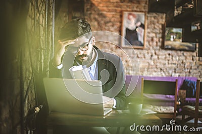 Sometimes business are not working like you want. Stock Photo