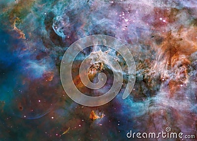 Somewhere in extreme deep space. Carina Nebula star birth Stock Photo