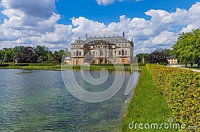 The Sommerpalais at the center of the Great Garden Editorial Stock Photo
