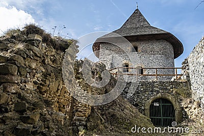 Somoska castle ruins, Slovakia Stock Photo