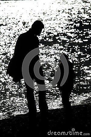 Son and dad Editorial Stock Photo