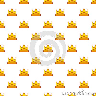 Son of king crown pattern seamless Vector Illustration