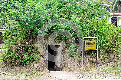 Son My, Vietnam - March 23, 2016: The My Lai Massacre memorial site. The My Lai massacre was the Vietnam War mass killing Editorial Stock Photo