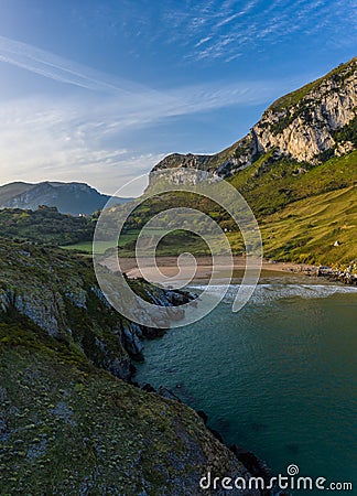 Sonabia beach in Cantabrian sea, Spain Stock Photo