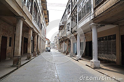 Songkou ancient town in china Editorial Stock Photo