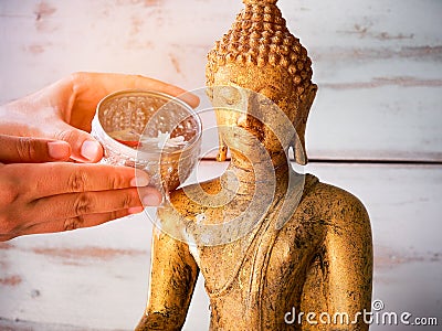 Songkran festival Stock Photo