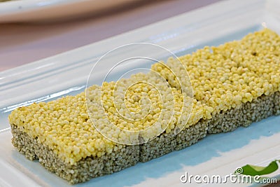 Songpyeon trditional korean rice cake Stock Photo