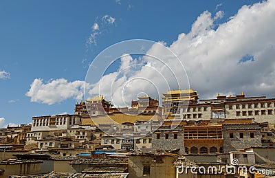 Songzanlin tibetan monastery, shangri-la, china Stock Photo