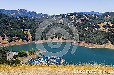 Sonoma Reservoir Stock Photo