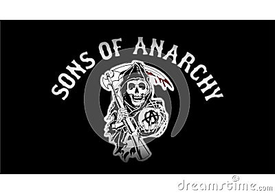 Sons of Anarchy logo Stock Photo