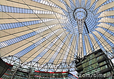 Sony Center, Berlin Editorial Stock Photo