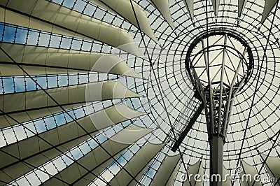 Sony Center in Berlin Editorial Stock Photo