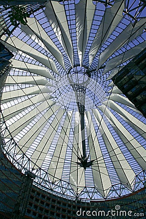 Sony Center Berlin Stock Photo