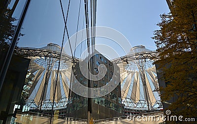 Sony Center, Berlin Editorial Stock Photo