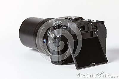 Sony Cyber-shot DSC-RX10 II, 20 megapixels Editorial Stock Photo