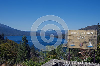 Whiskeytown Lake National Recreation Area Northern California Editorial Stock Photo