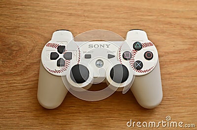 Sony Playstation controller Editorial Stock Photo