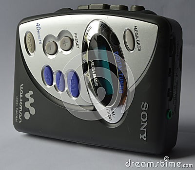 Sony walkman Editorial Stock Photo