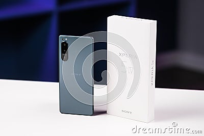 Sony Xperia V for editorial use Editorial Stock Photo