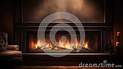 soot fireplace smoke Cartoon Illustration