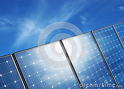 Sopanels Sky Sun Lar Stock Image | CartoonDealer.com #119702095