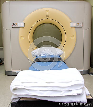 sophisticated MRI Scanner at hospital Stock Photo