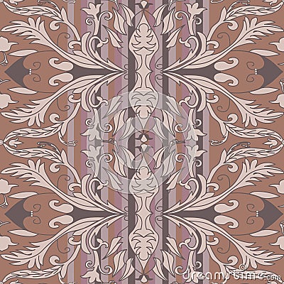 Damask Twist is a pattern with a positive and negative pattern design that can be reversible, for that Stock Photo