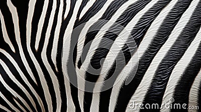 Sophisticated zebra print artwork with soft hues, intricate patterns, and high resolution for a seamless design Stock Photo