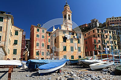 Sori, seafront Stock Photo