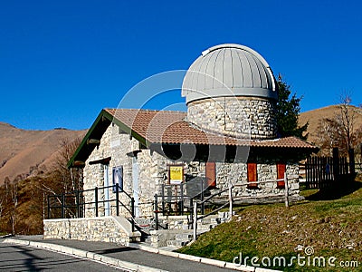 Sormano Astronomical Observatory Editorial Stock Photo