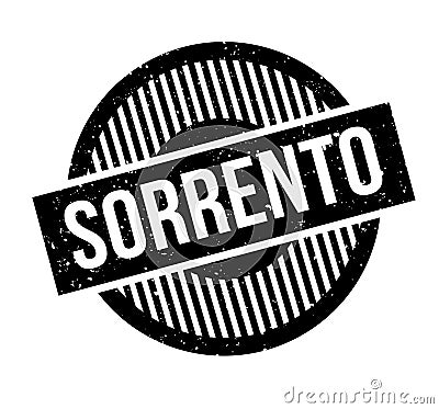 Sorrento rubber stamp Vector Illustration