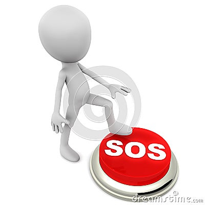 SOS Stock Photo