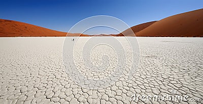 Sossusvlei Pan in Namibia Stock Photo